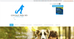 Desktop Screenshot of collegeparkvetclinic.com